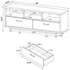 Casey White TV Console