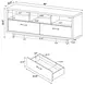 Casey Cappuccino TV Console