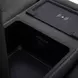 Langford Aline Coal Leather 80" Zero Gravity Loveseat with Console and USB Charging