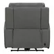 Camden Aline Light Gray Leather Triple Power Zero Wall Recliner with USB Charging
