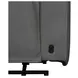 Camden Aline Light Gray Leather Triple Power Zero Wall Recliner with USB Charging