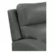Camden Aline Light Gray Leather 89" Triple Power Zero Wall Reclining Sofa with USB Charging