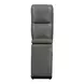 Camden Aline Light Gray Leather Modular Triple Power Zero Wall Reclining Sectional with Console and USB Charging