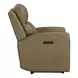 Camden Aline Toast Leather Triple Power Zero Wall Reclining Living Room Set with USB Charging