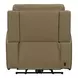 Camden Aline Toast Leather Triple Power Zero Wall Recliner with USB Charging