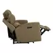 Camden Aline Toast Leather Triple Power Zero Wall Reclining Living Room Set with USB Charging