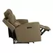 Camden Aline Toast Leather Triple Power Zero Wall Reclining Living Room Set with USB Charging