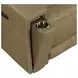 Camden Aline Toast Leather 89" Triple Power Zero Wall Reclining Sofa with USB Charging
