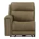 Camden Aline Toast Leather Modular Triple Power Zero Wall Reclining Sectional with Console and USB Charging