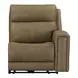 Camden Aline Toast Leather Modular Triple Power Zero Wall Reclining Sectional with Console and USB Charging