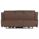 Kingswell Aline Saddle Leather Zero Gravity 87" Power Reclining Sofa with USB Charging