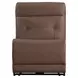 Kingswell Aline Saddle Leather 6 Piece Modular Power Reclining Sectional with USB Charging