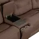Kingswell Aline Saddle Leather 7 Piece Modular Power Reclining Sectional with USB Charging