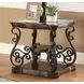 Laney Deep Merlot And Clear Occasional Table Set