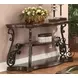 Laney Deep Merlot And Clear Occasional Table Set