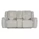 Clayfield Galactic Parchment 81" Zero Gravity Triple Power Reclining Loveseat with Console and USB Charging