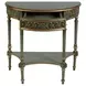 Danelle Royal Pastel Green Demilune Console Table