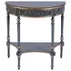 Danelle Royal Pastel Blue Demilune Console Table