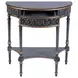 Danelle Royal Pastel Blue Demilune Console Table