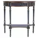 Danelle Royal Pastel Blue Demilune Console Table
