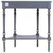 Danelle Royal Pastel Blue Demilune Console Table