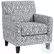 Wowza Chevy Storm Rounded Arms Accent Chair