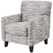 Amos Sand Beige and Brown Upholstered Accent Chair