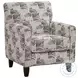 Wowza Yorkshire Slate Rounded Arms Accent Chair