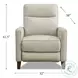 Arden Vanilla Top Grain Leather Zero Gravity Power Recliner with Power Headrest