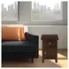 Kona Grove Chocolate Dark Brown Cabinet Chairside Table