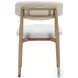 Bege White Dining Chair