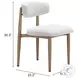 Bege White Dining Chair
