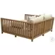 Teras Beige And Natural Daybed