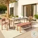 Kata Brown Gray And Natural Rectangular Outdoor Dining Table