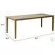 Kata Brown Gray And Natural Rectangular Outdoor Dining Table