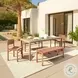 Kata Brown Gray And Natural Rectangular Outdoor Dining Table