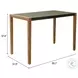 Kata Brown Gray And Natural Rectangular Outdoor Counter Height Dining Table