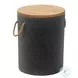 Beban Natural And Black Outdoor Side Table