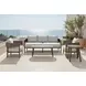 Foret Brown Outdoor Square Side Table