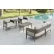 Foret Brown Outdoor Square Side Table