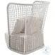 Hudu Beige Accent Chair