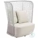 Hudu Beige Accent Chair