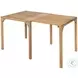 Riviera Natural Outdoor Extendable Rectangular Dining Table