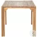 Riviera Natural Outdoor Extendable Rectangular Dining Table