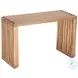 Riviera Natural Outdoor Extendable Bench Set Of 2