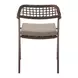 Rio Brown Upholstered Outdoor Dining Chair Set of 2