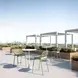 Rio Green Upholstered Outdoor Bar Stool Set of 2