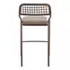 Rio Brown Upholstered Outdoor Bar Stool Set of 2