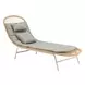 Skim Green 78" Outdoor Chaise Lounge with Pillows