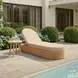 Sakina Brown Outdoor 81" Chaise Lounge